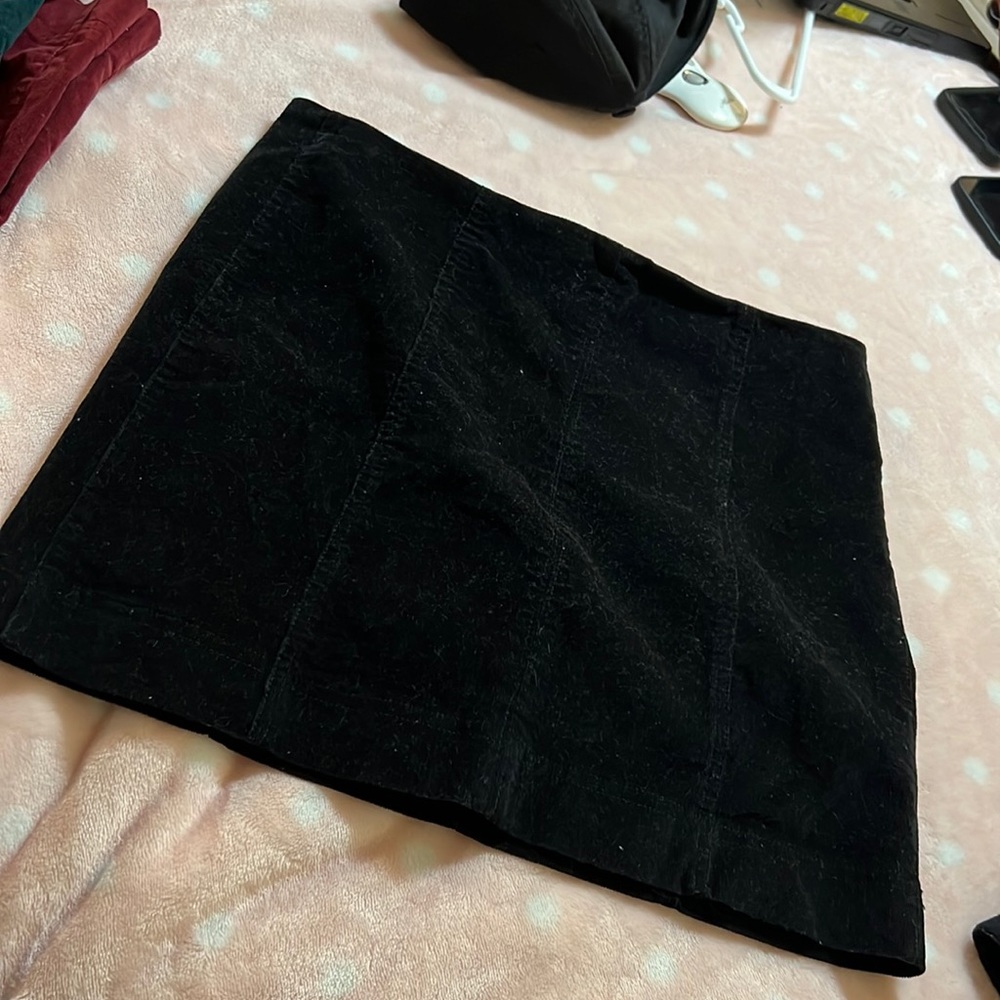 Black corduroy skirt size 9/29w